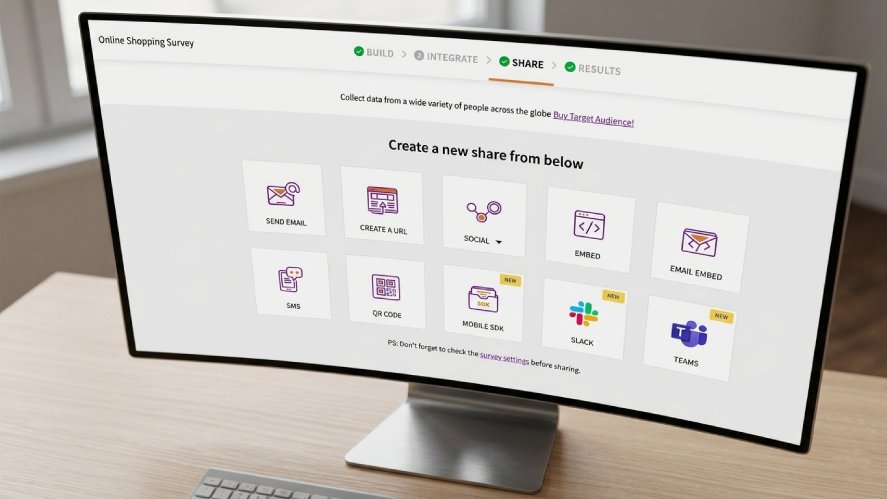 An interface of SurveySparrow tool