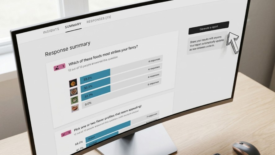 An interface of Typeform tool