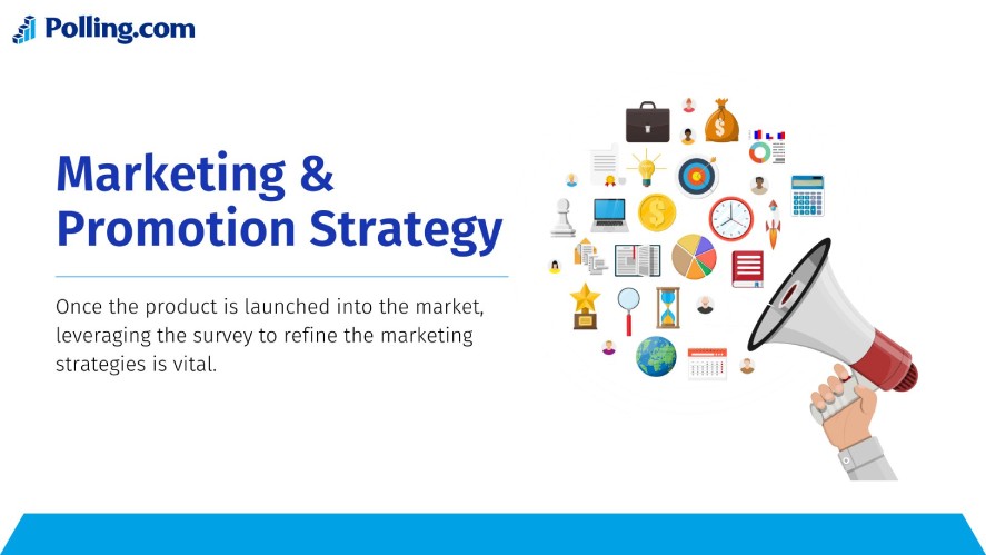 An infographic of Marketing and Promotion Strategy