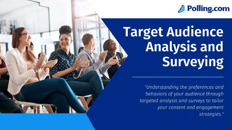 The image you provided looks like a promotional slide for a service related to "Market Segmentation and Target Audience Analysis For Surveying" It includes a subtitle emphasizing the importance of understanding audience preferences and behaviors through targeted analysis and surveys to improve content and engagement strategies.