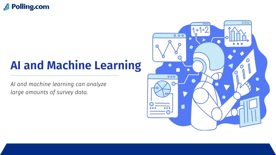 AI and machine learning in analyzing large amounts of survey data