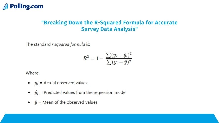 How To Calculate R Squared For Survey Data A Step by Step Guide