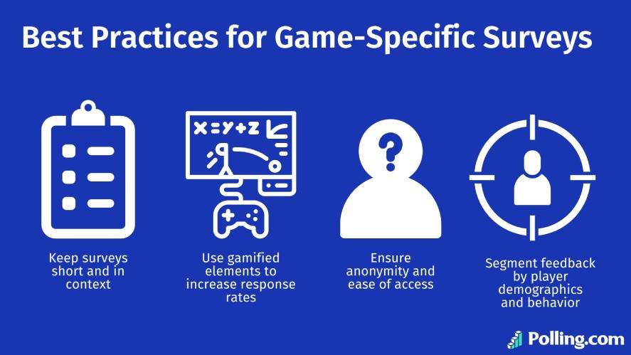 Four best practices for game-specific surveys