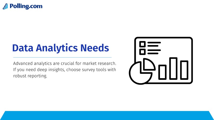 Consider data analytics needs when choosing a free polling tool