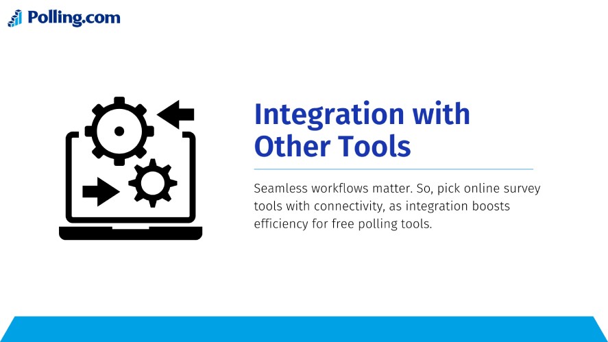 Choosing integration options when picking a free polling tool