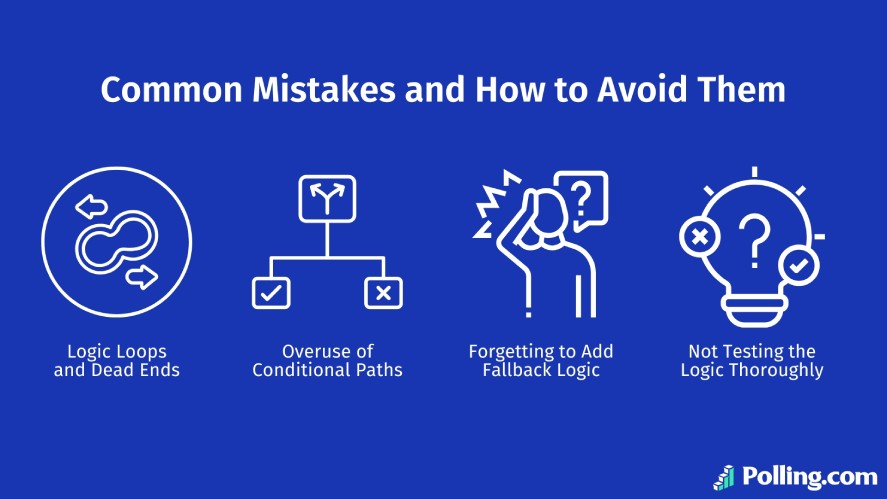 Common mistakes when using survey logic