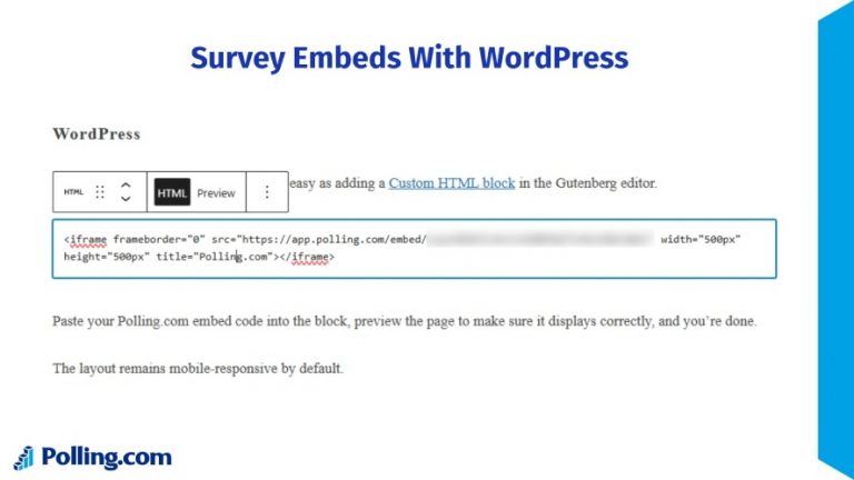 Survey Embeds with Polling.com: Full Tutorial + Examples