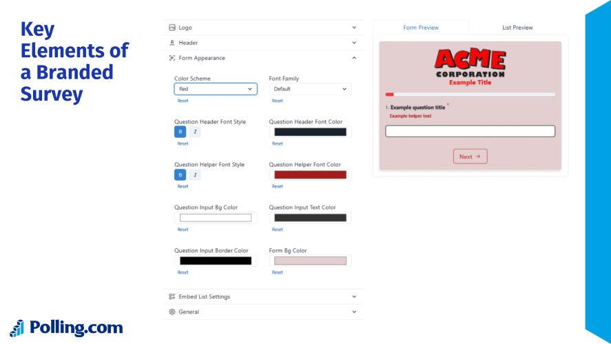 The Key Elements of a Branded Survey