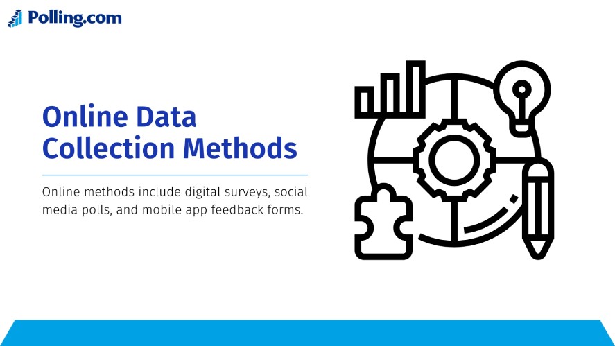 Some online data collection methods like digital surveys, social media polls, and mobile app feedback forms