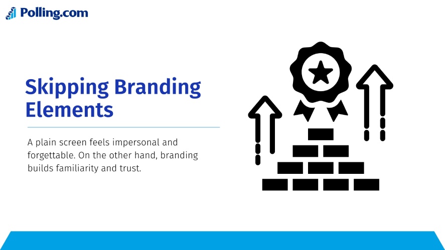 Skipping branding elements on the welcome and thank you pages