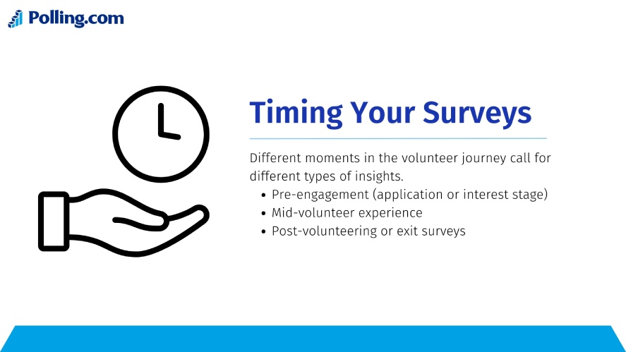 The three types of volunteer surveys and when you should conduct them