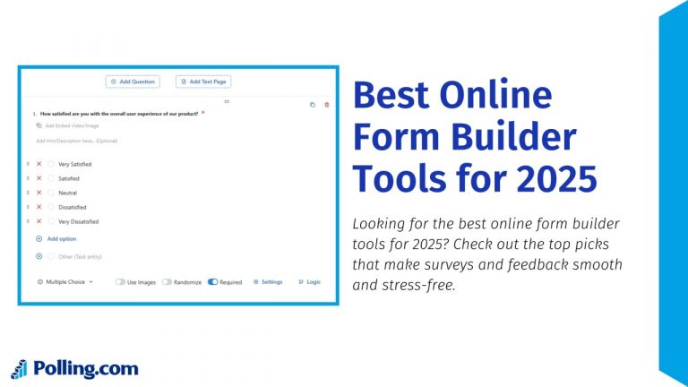 Best Online Form Builder Tools for 2025