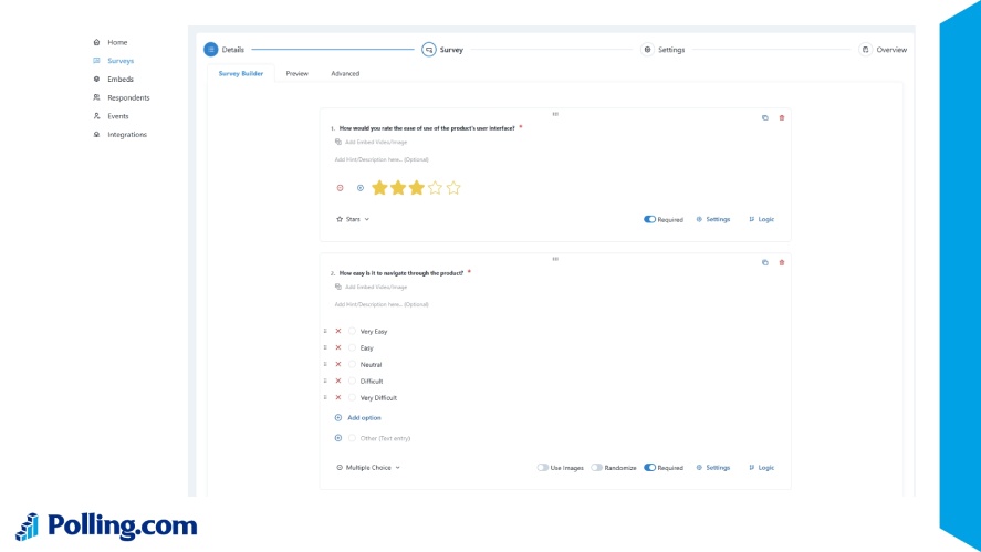Polling.com - one of the most popular Surveys and Polling Platforms