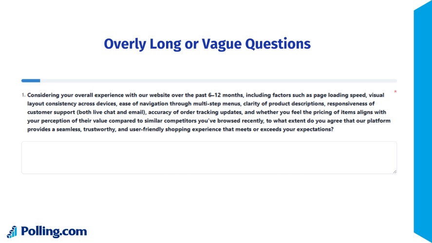 A super long question in a survey