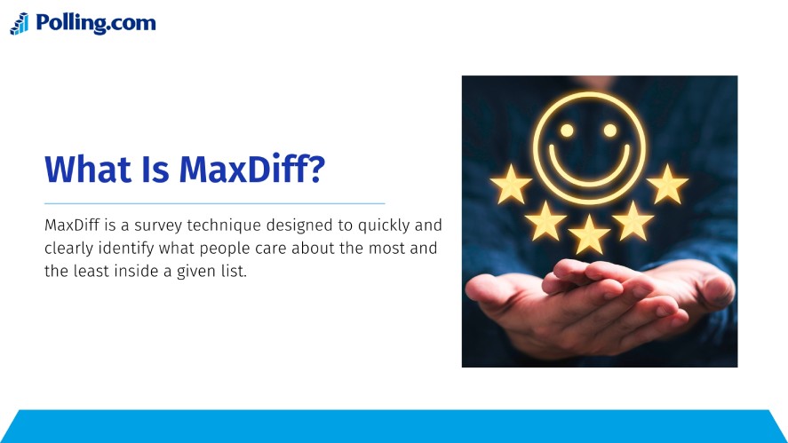 The definition of MaxDiff