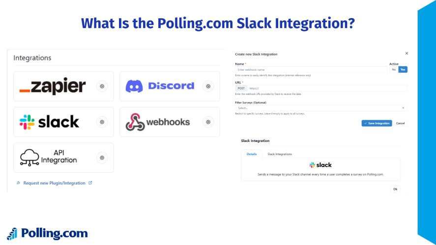 Polling.com Slack integration with installation steps