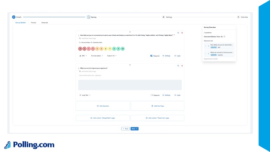 Polling.com - one of the best modern online survey tools known for its speed, flexibility, and accessibility
