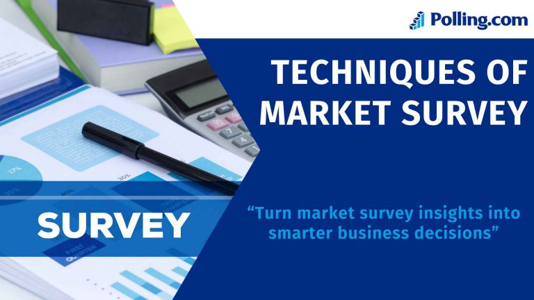 techniques of market survey concept with business data charts and analytics tools