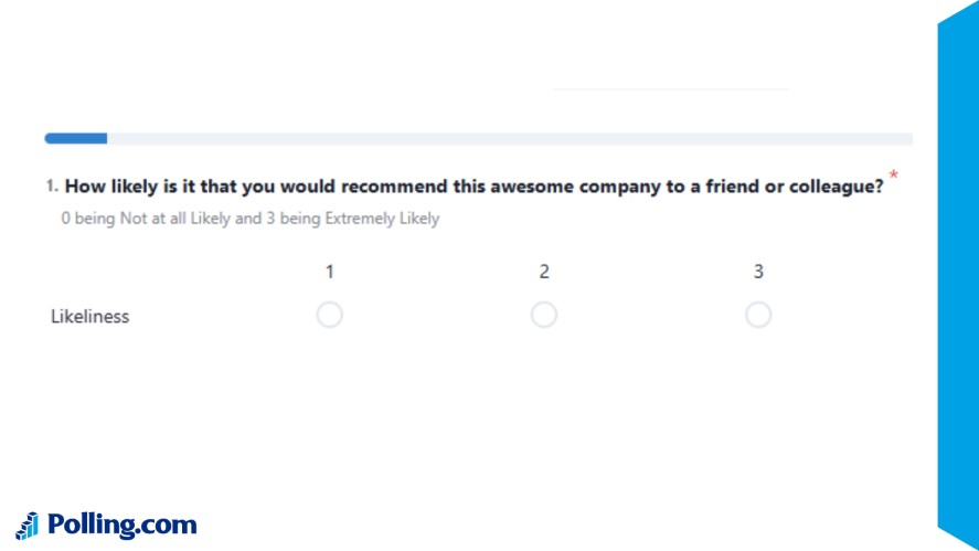 A biases question in survey