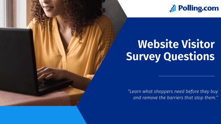 Website visitor survey questions for online stores to understand shopper needs before purchase